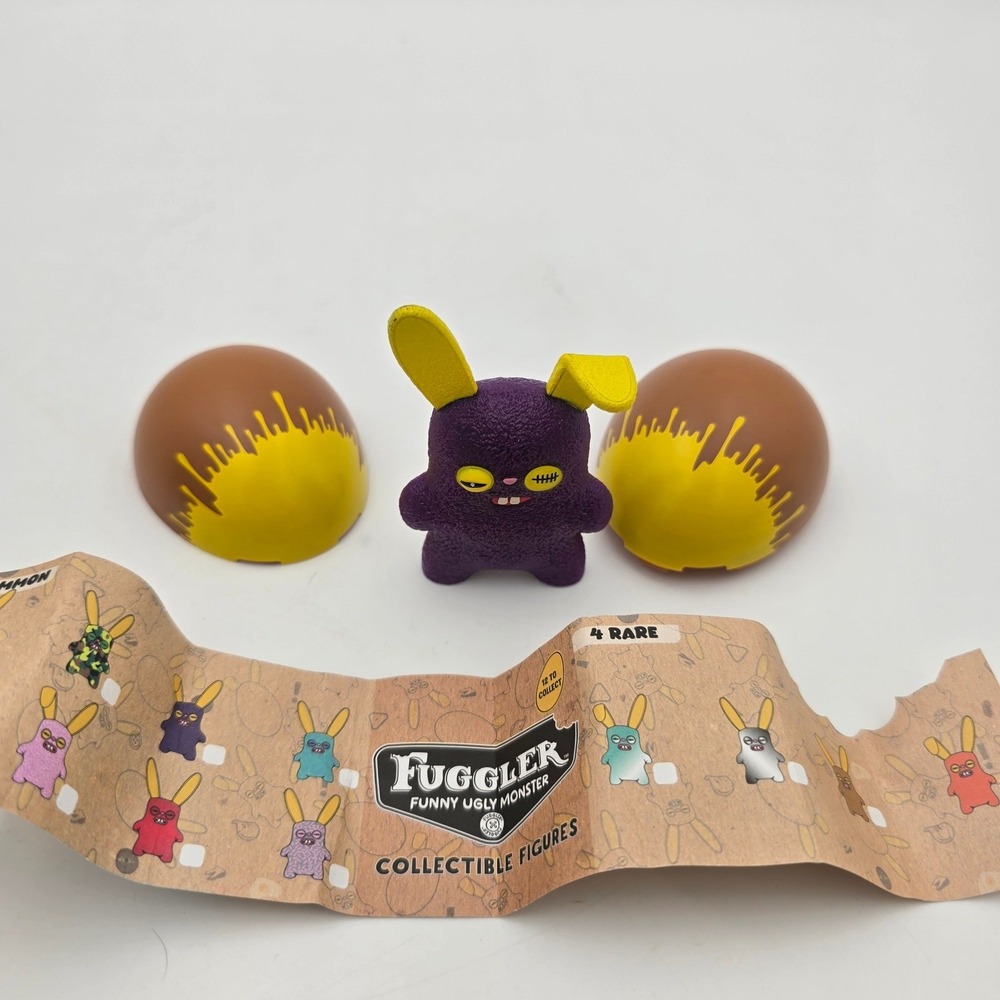 Fuggler Funny Ugly Monster Dark Purple Rabbitacular Easter Egg Edition - Picture 5 of 6
